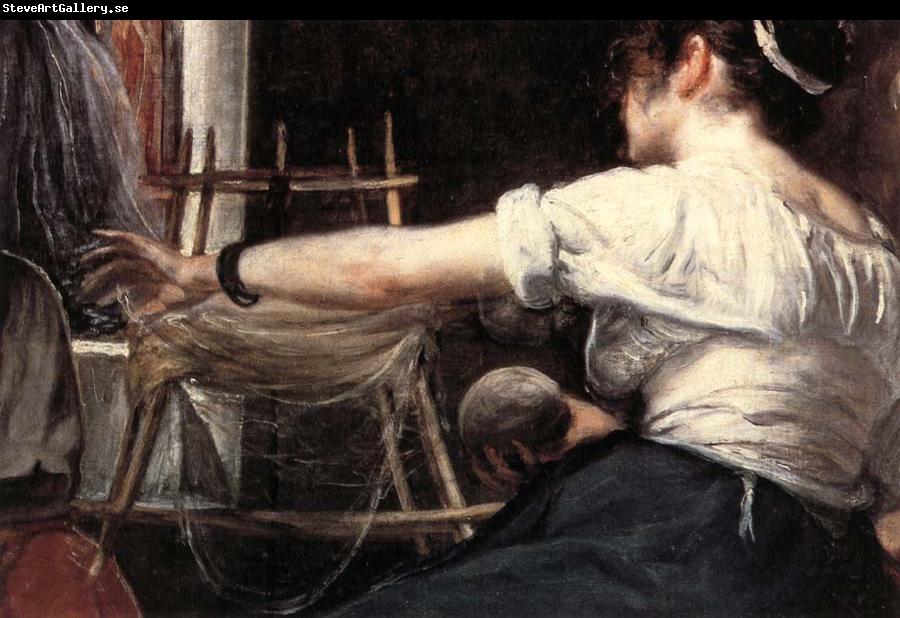 Diego Velazquez Details of The Tapestry-Weavers